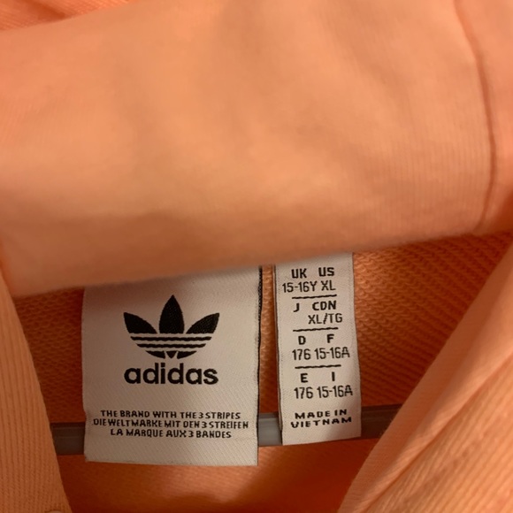 Adidas Logo Girls Hoodie - Picture 3 of 3